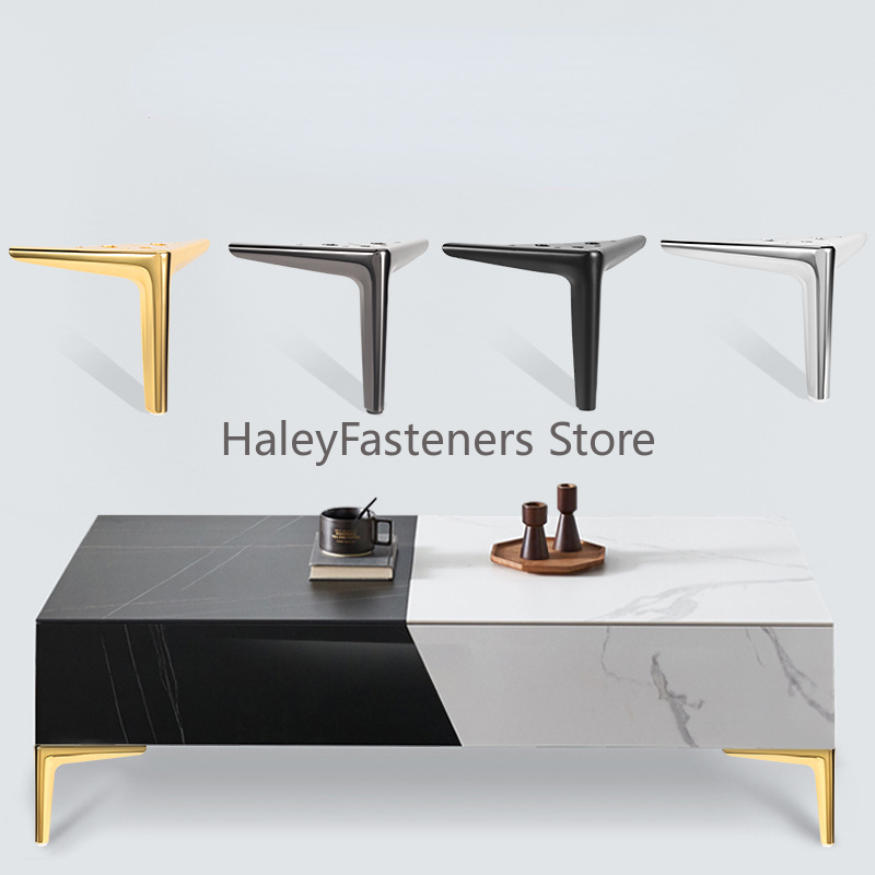 4ピースのソファ脚,黒と金の食器棚,コーヒーテーブルの脚,フ - Furniture Hardware For Legs のレビューと価格