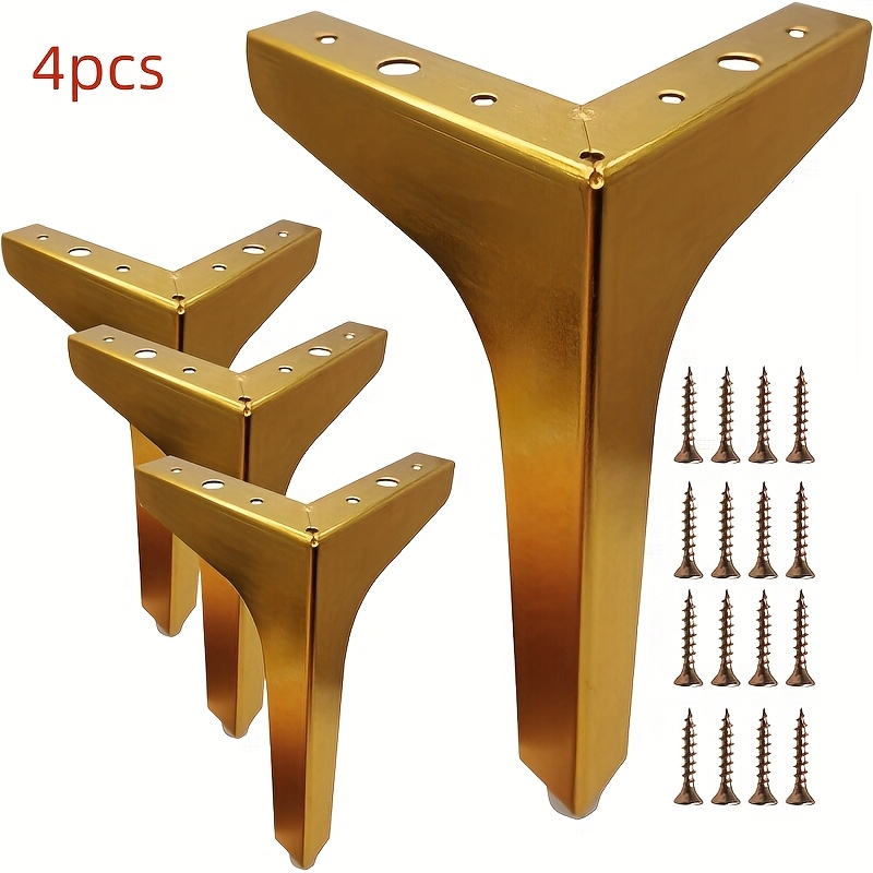 ソファ、キャビネット、テーブル用の金属製家具脚4個セット、高 - Furniture Hardware For Legs のレビューと価格