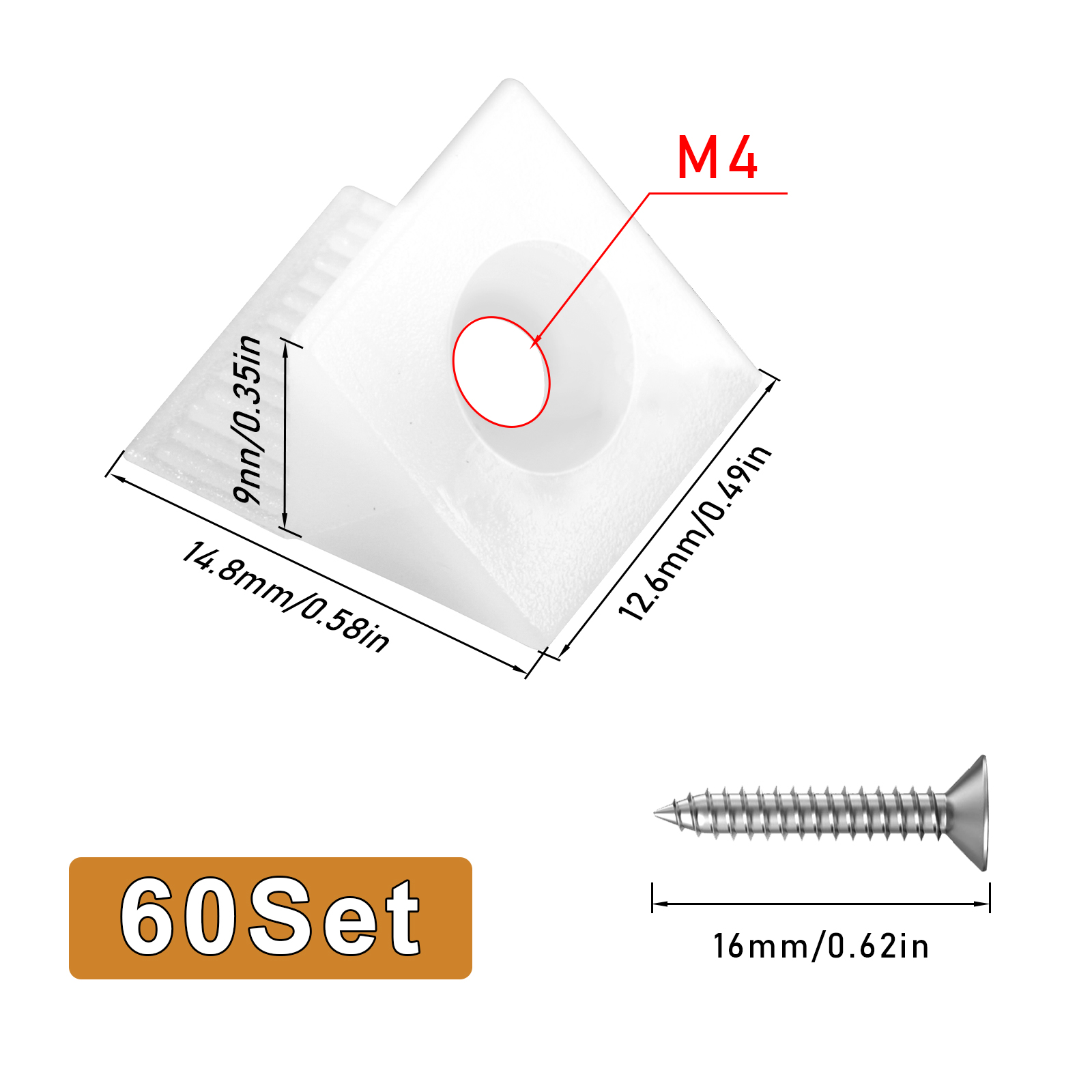 60 セット修理固定引き出しチェスト底たるみサポート、プラス - Furniture Hardware Fixing Screws のレビューと価格