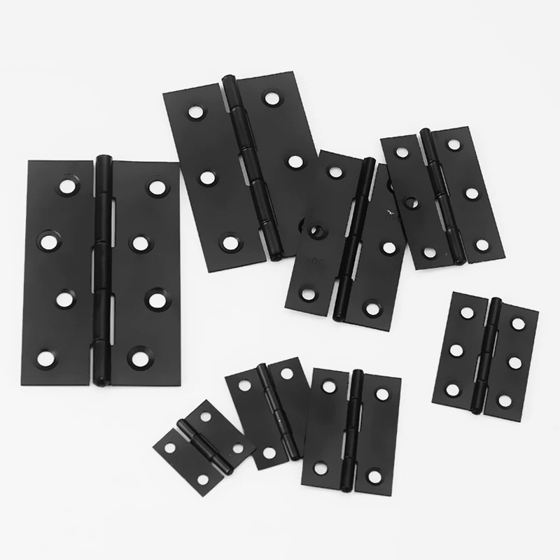 WV ブラックドアヒンジ ステンレス鋼製バットヒンジ ネジ付 - Furniture Hardware Fixing Screws のレビューと価格
