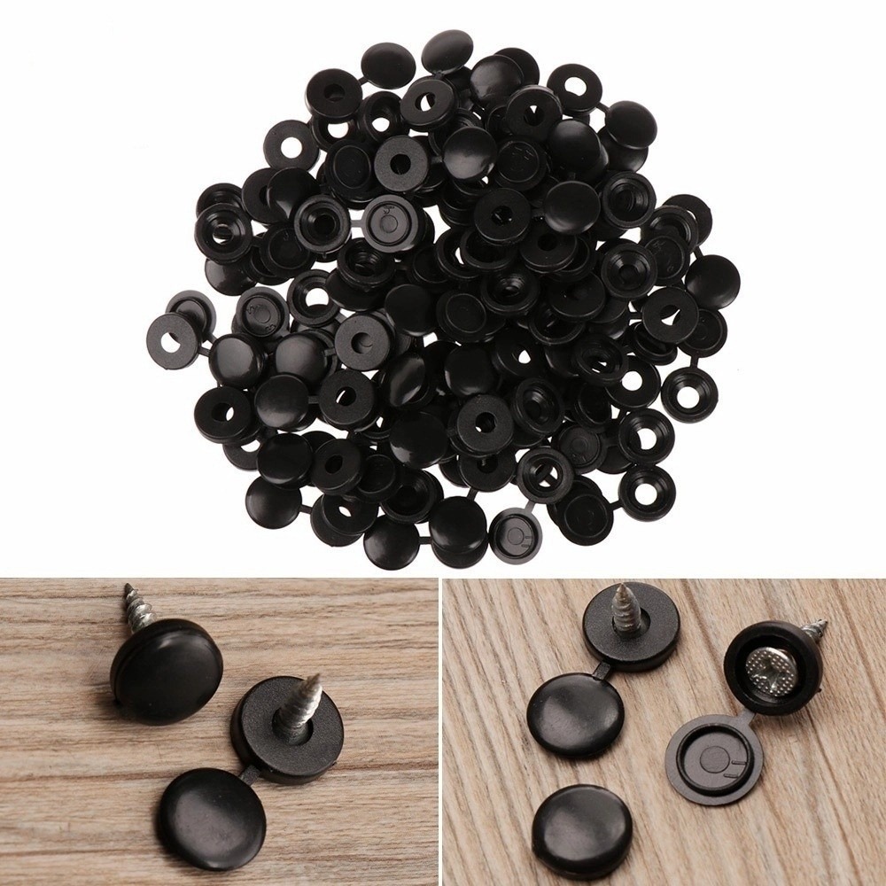 100 個耐久性のあるユニバーサルフィットネジ保護カバースナ - Furniture Hardware Fixing Screws のレビューと価格