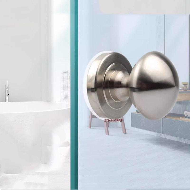 亜鉛合金納屋のドアハンドル屋内寝室の木製ドアラウンド単穴ハン - Furniture Hardware Kit のレビューと価格